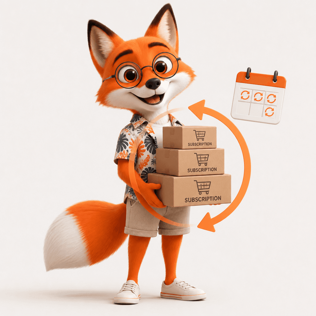 storeSchmi.de-Fuchs mit wiederkehrenden Abo-Bestellungen im JTL-Shop
