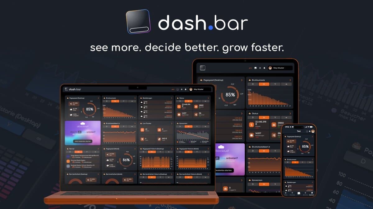 dash.bar | see more. decide better. grow faster.